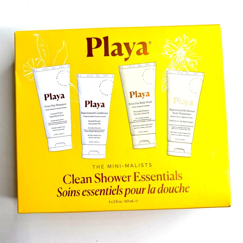 Playa/ Clean Shower Essentials Soins essentiel pour la douche  THE MINI- MALISTS